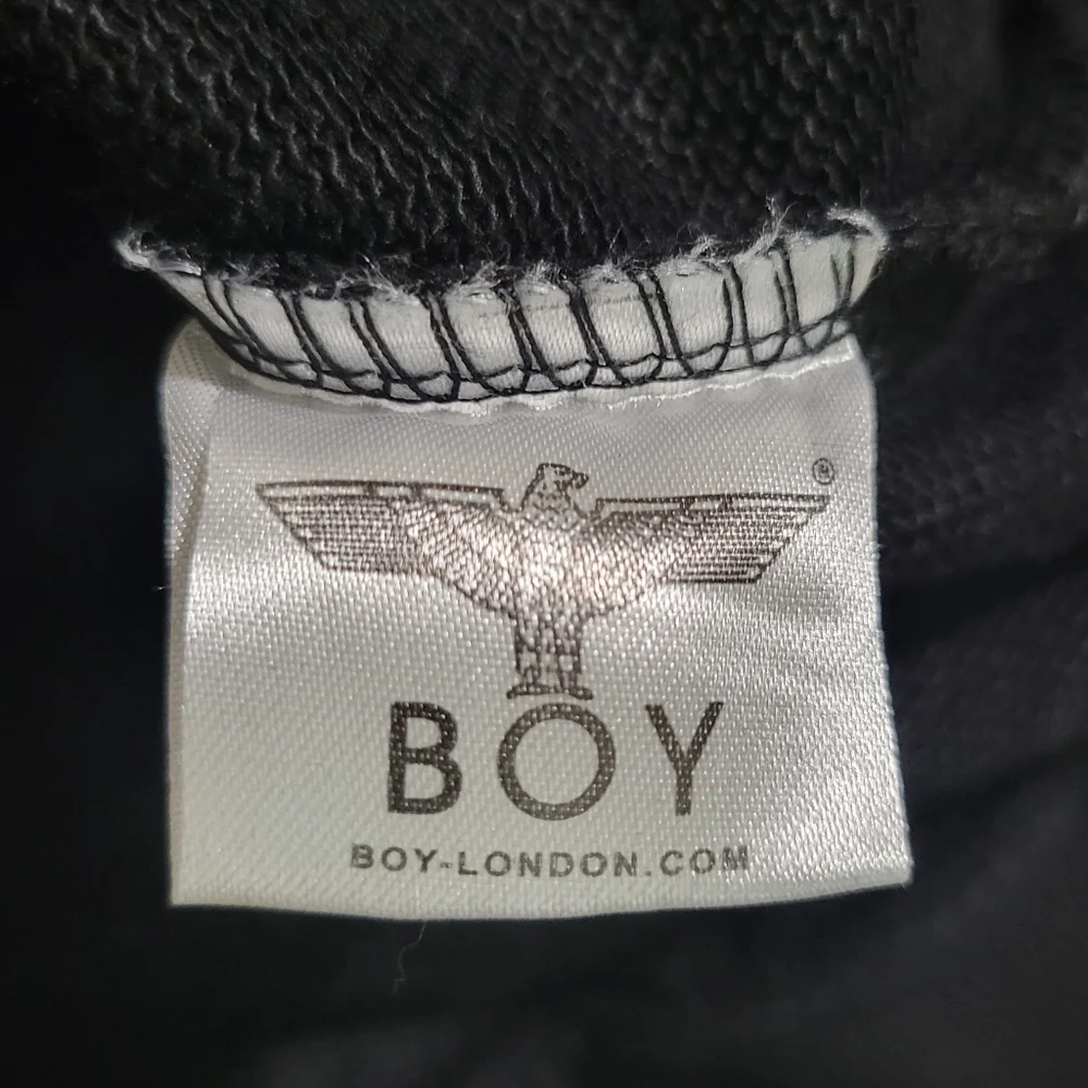 Boy London Boy Eagle Scribble Sweatshirt Size Sm Black White Minor Callouts - Picture 10 of 11